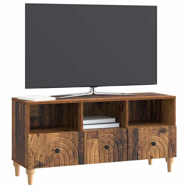 ТВ шкаф Старо дърво 102 x 34,5 x 50 см