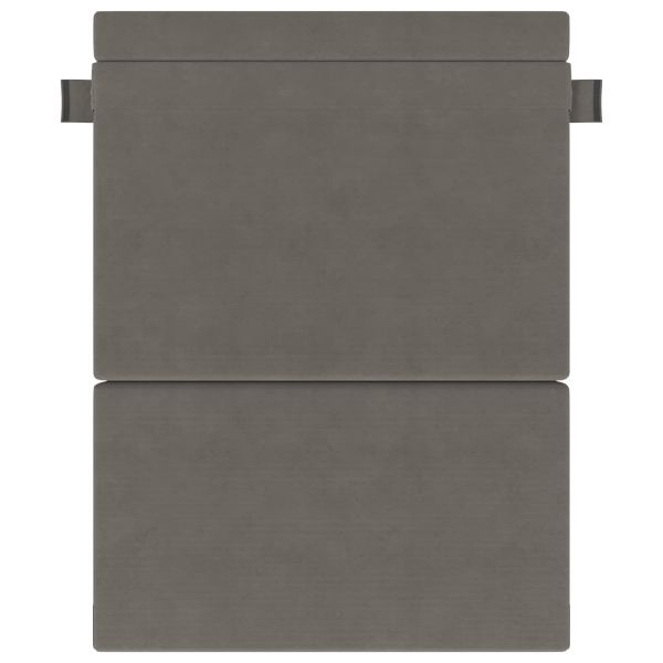 Разтегателен диван легло Светлосиво 203 x 152 x 15 см