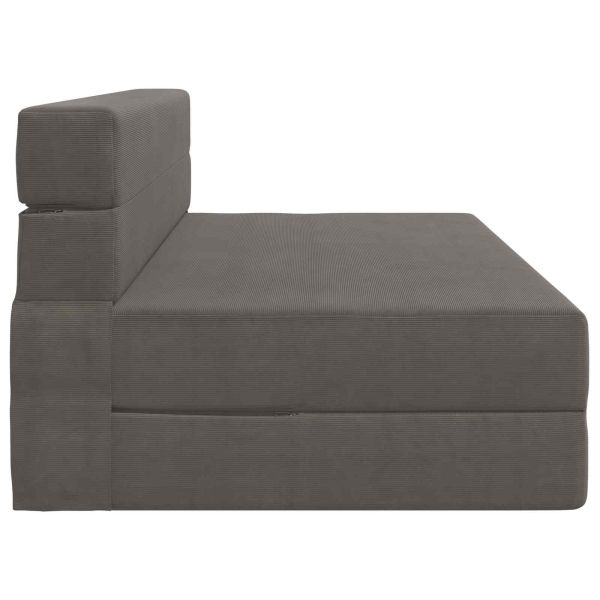 Разтегателен диван легло Светлосиво 203 x 152 x 15 см