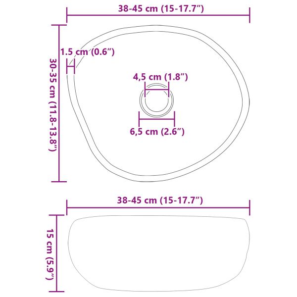Речен камък Светлосиво 45 x 35 x 15 см Речен камък