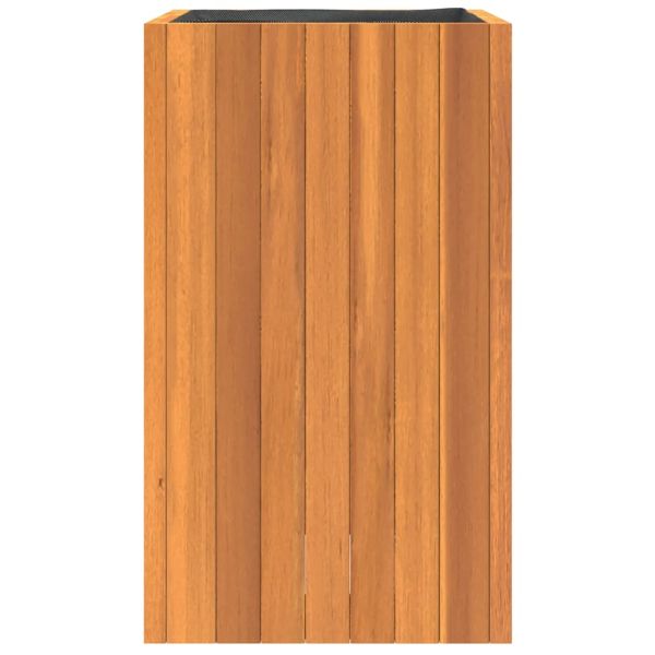 Градинска кашпа 35x35x60 см масивна акация