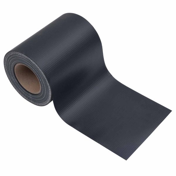 Градински екрани за уединение 2 pcs Тъмен сив 35 x 0,19 m ПВЦ