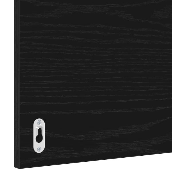 Комплект мебели за баня 2 pcs Черния дъб Инженерно дърво