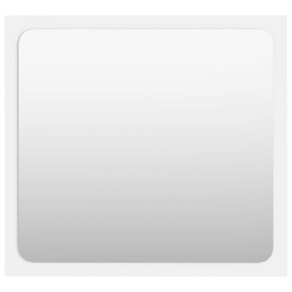 Комплект мебели за баня, бял, ПДЧ