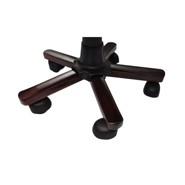 Въртящ офис стол, кафяв