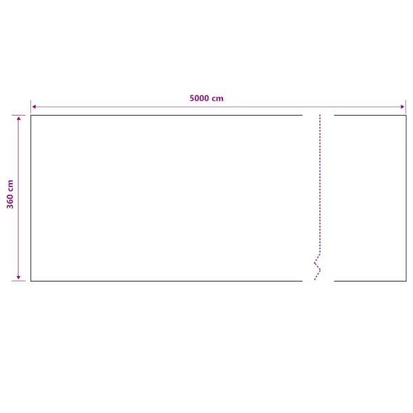 Засенчваща мрежа зелена 3,6x50 м HDPE 75 г/м²