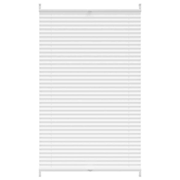 Плисирана щора 70 х 125 см, бяла