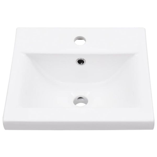 Комплект шкафове за баня от 5 части дъб сонома инженерно дърво