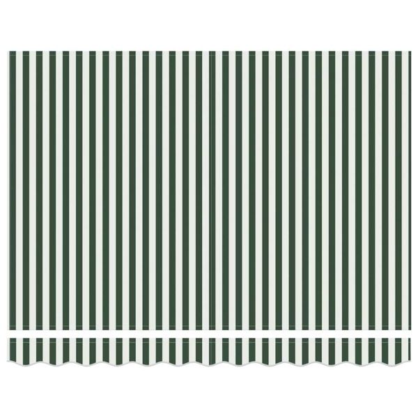 Сенник Зелен и бял 300 x 250 x 165 см Полиестер