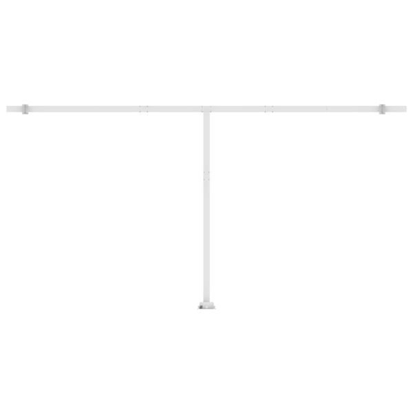 Свободностояща автоматична тента, 600x350 см, синьо/бяло