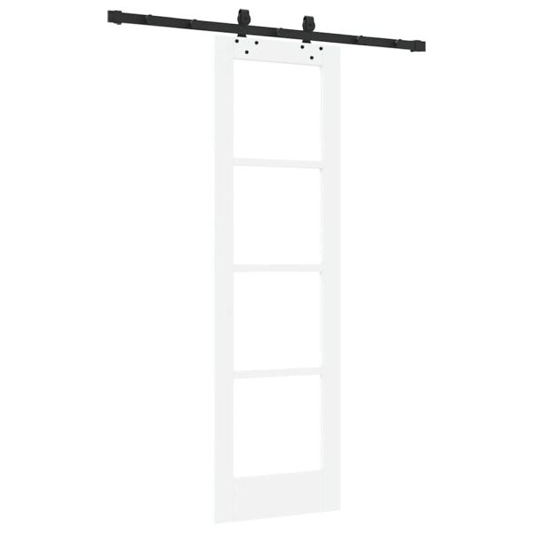 Преплъзваща се врата Бяло 61 x 198,5 см