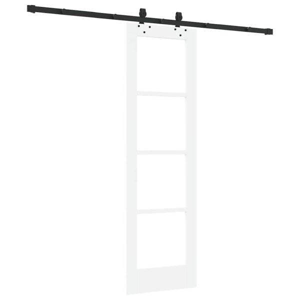 Преплъзваща се врата Бяло 61 x 198,5 см