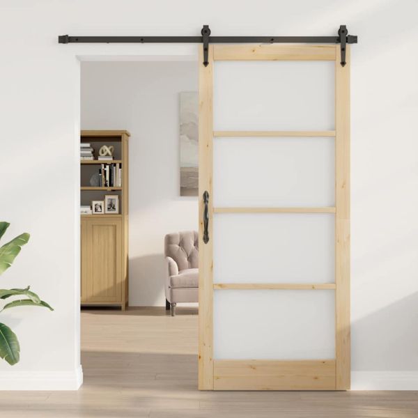 Преплъзваща се врата Естествен 93 x 211 см