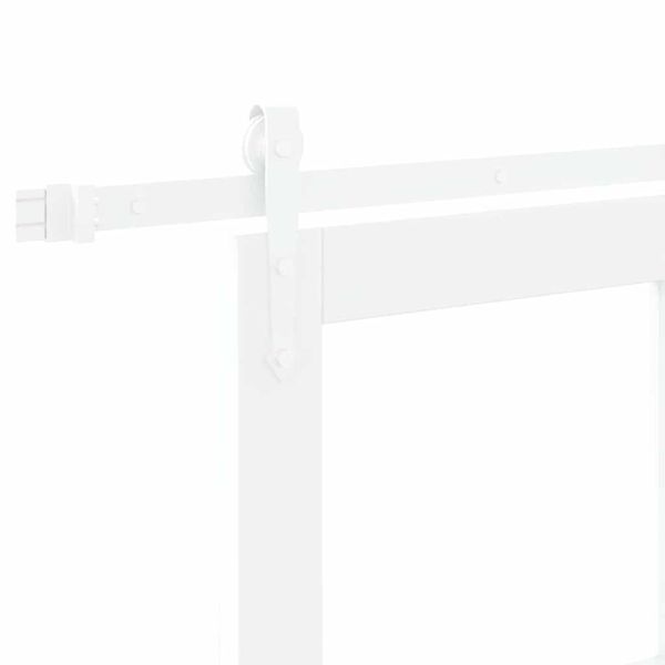 Преплъзваща се врата Бяло 61 x 198,5 см