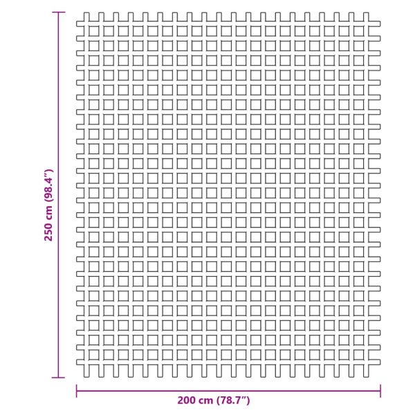 Килим за палатка, син, 2,5x2 м