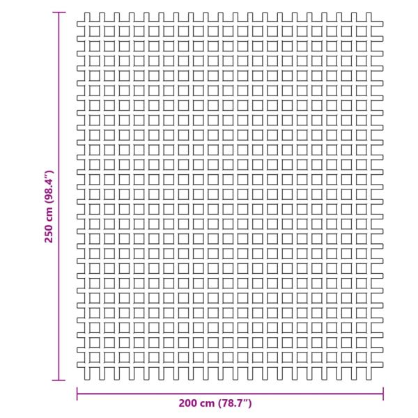 Килим за палатка, зелен, 2,5x2 м