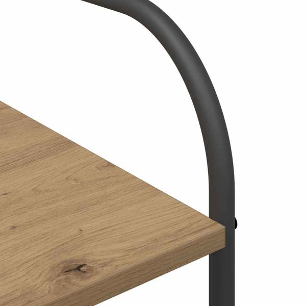 Държач за дрехи с рафт Бежово 120 x 44 x 160 см Инженерно дърво