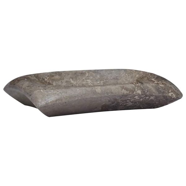 Сива мивка, 50x35x10 см, мрамор
