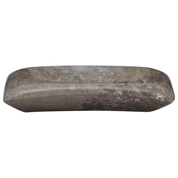 Сива мивка, 50x35x10 см, мрамор