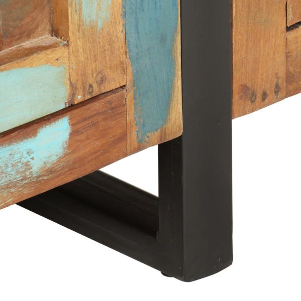 Бюфет, 172x35x80 см, регенерирано дърво масив