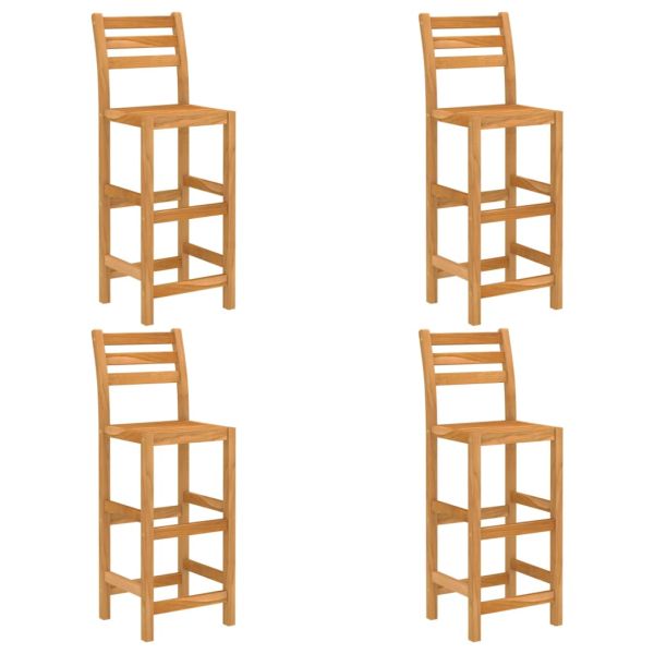 Градински бар комплект, 5 части, акациево дърво масив