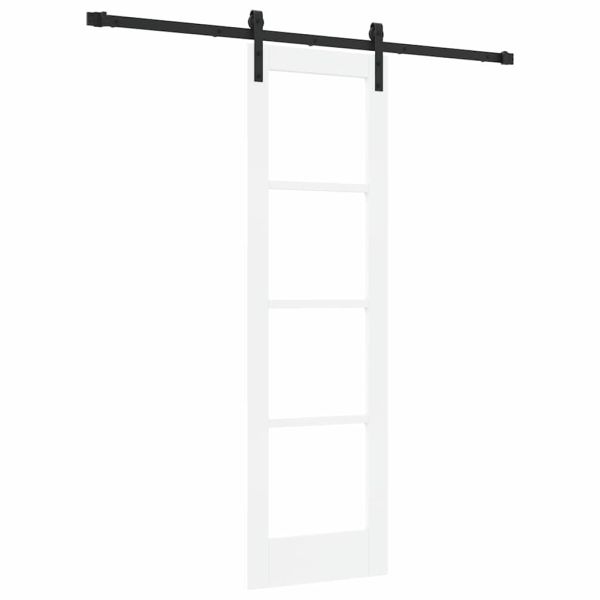 Преплъзваща се врата ORKDAL Бял и черен 61 x 198,5 см