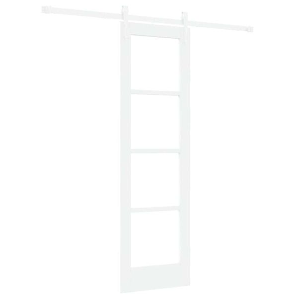 Преплъзваща се врата Бяло 61 x 198,5 см