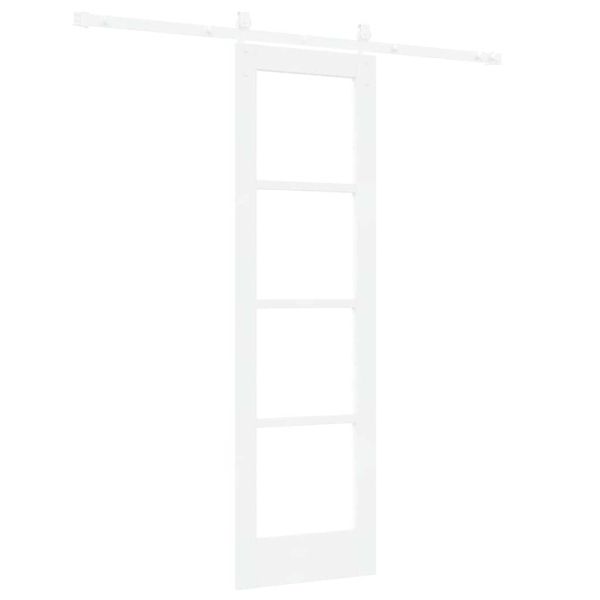 Преплъзваща се врата Бяло 61 x 198,5 см