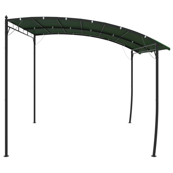 Шатра 3 x 3 x 2,55 m Зелено Тъкан и алуминий 180
