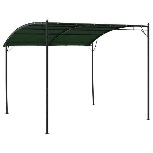 Шатра 3 x 3 x 2,55 m Зелено Тъкан и алуминий 180