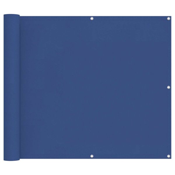 Балконен екран Синьо 100 x 700 см Оксфордска тъкан