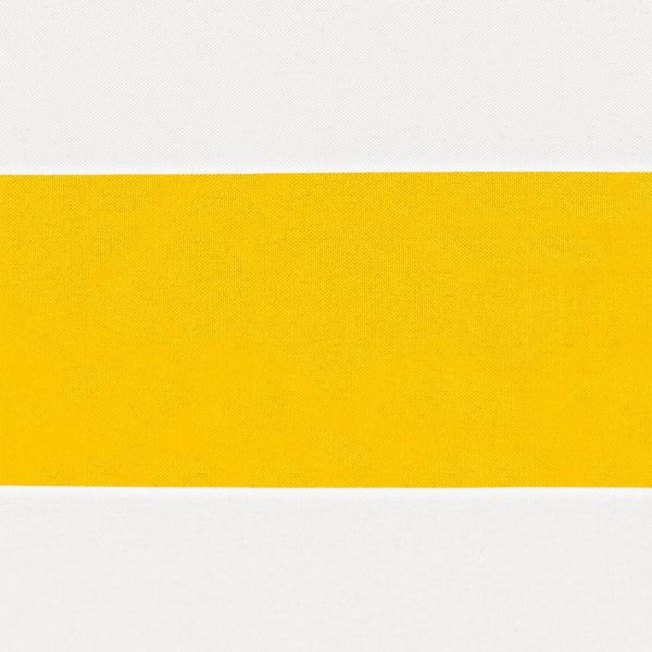 Открит слънцезащитен плат Жълт и бял 4,5 x 4,5 m
