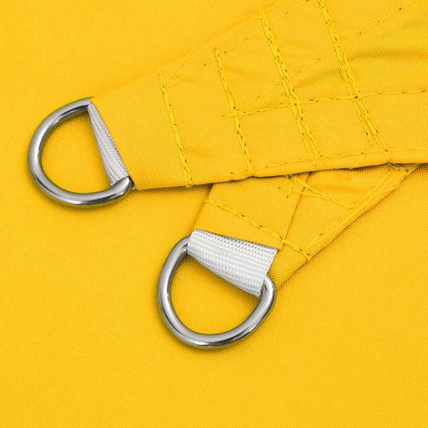 Слънчево платно за сянка Жълто 6 x 2,5 м 100% полиестер Оксфорд