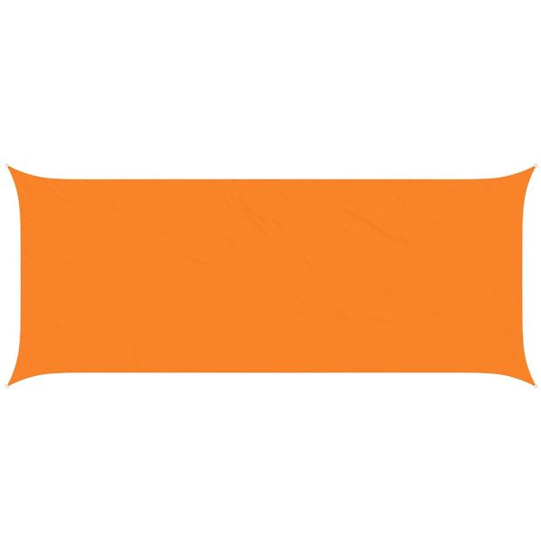 Слънчево платно за сянка Оранжево 6 x 2,5 м