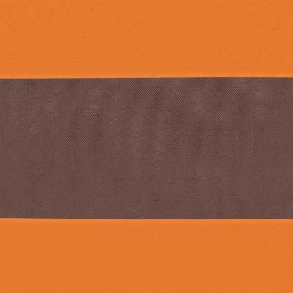Слънчево платно за сянка Оранжево и кафяво 7 x 5 m