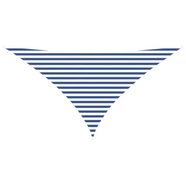 Открит слънцезащитен плат Синьо и бяло 3,5 x 3,5 x 4,9 m