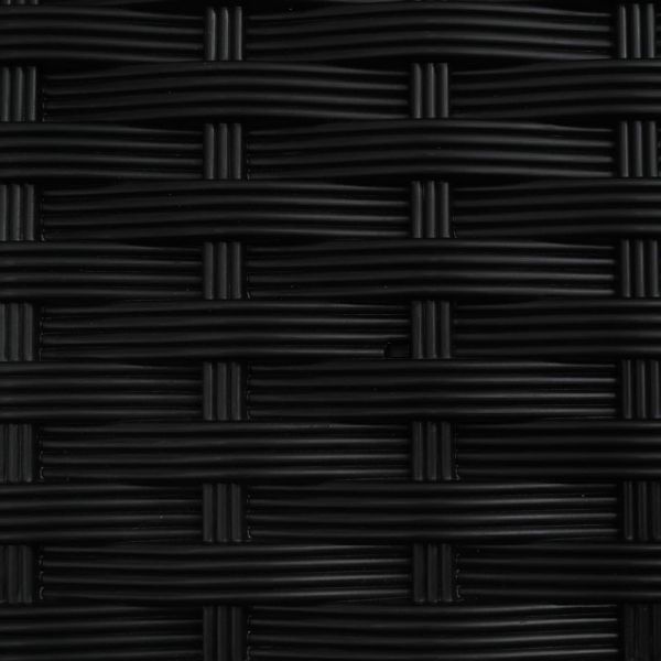 Повдигнато легло с решетка и покривка Черен 163 х 40 х 141 см