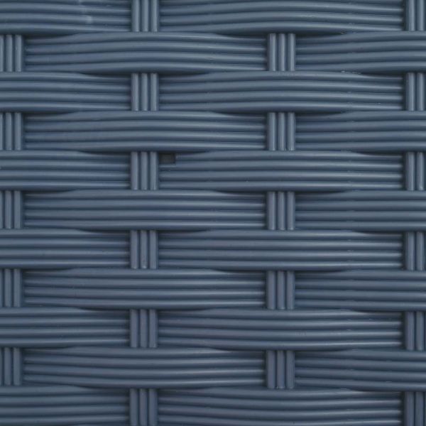 Повдигнато легло с решетка и покривка Сив 163 x 40 x 126 см ПП