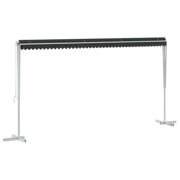 Самостоятелен сенник Антрацит 5 x 3 m Полиестер