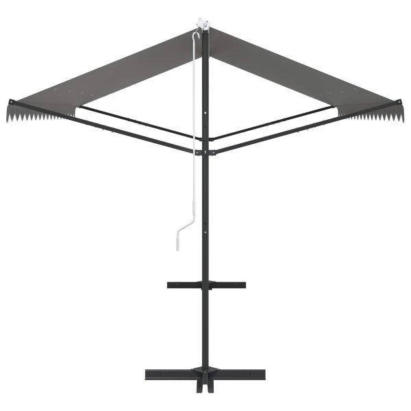 Самостоятелен сенник Сиво 4 × 3 m Полиестер