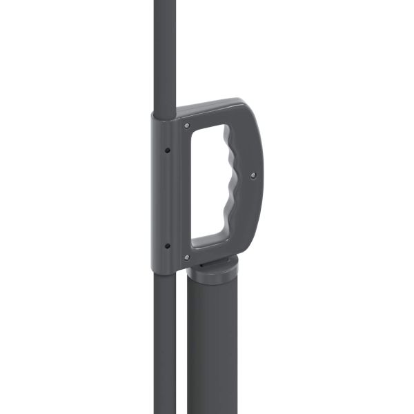 Сгъваема странична перголка Антрацит 300 x 100 cm Полиестер