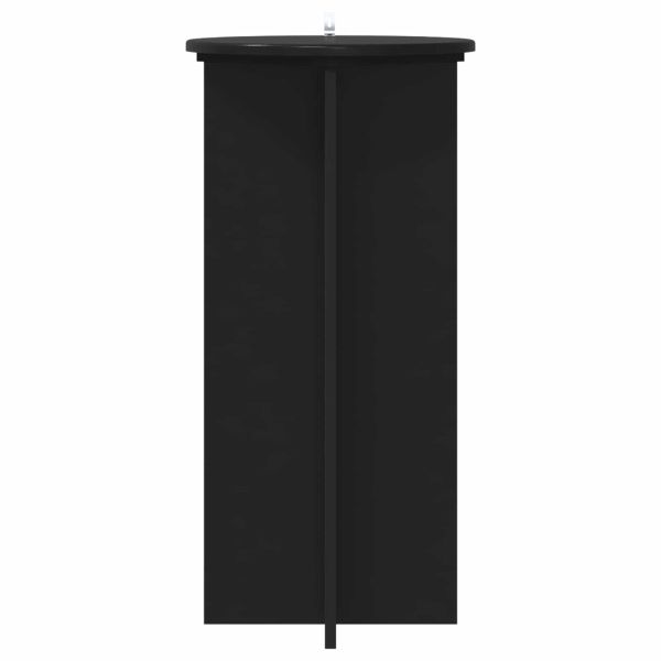Стойка за растения 2 pcs Черно 40 x 40 x 80 cm