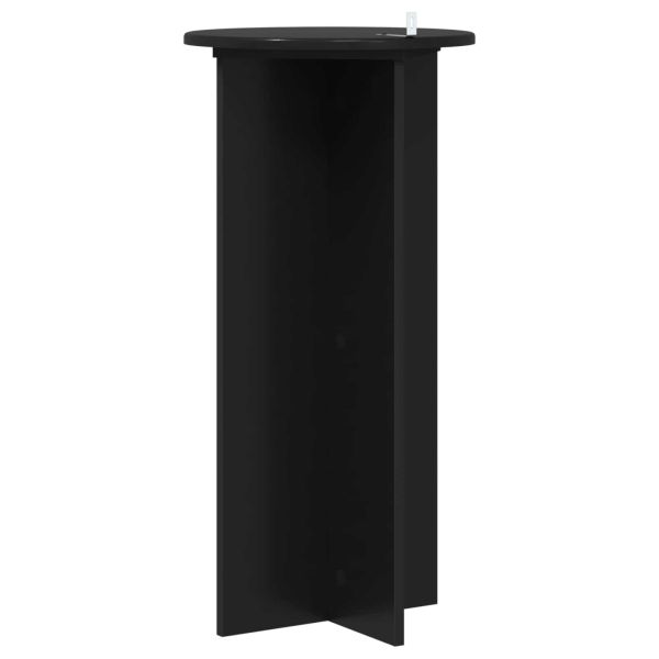 Стойка за растения 2 pcs Черно 40 x 40 x 80 cm