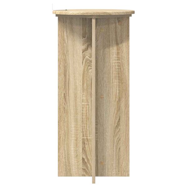 Стойка за растения 2 pcs Дъб сонома 40 x 40 x 80 cm