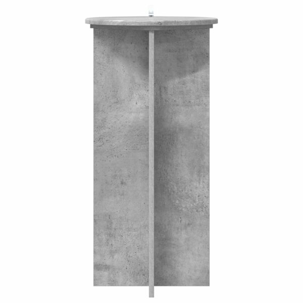 Стойка за растения 2 pcs Бетонно сиво 40 x 40 x 80 cm