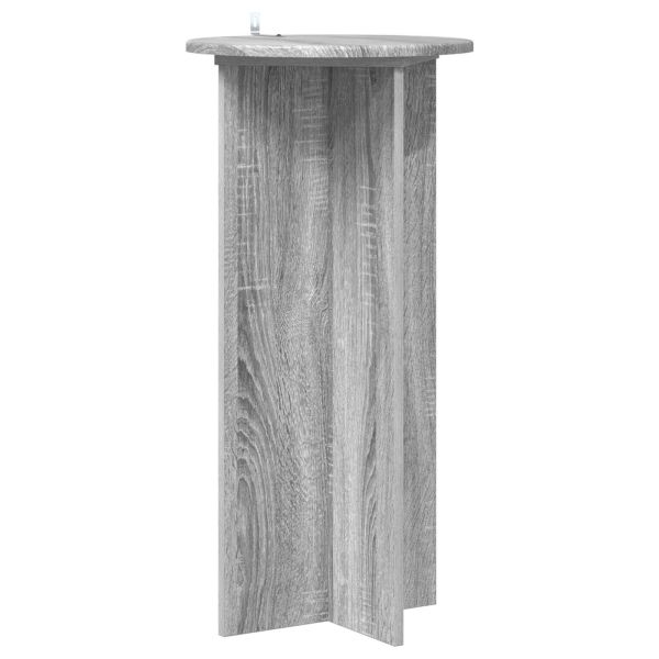 Стойка за растения 2 pcs Сива сонома 40 x 40 x 80 cm