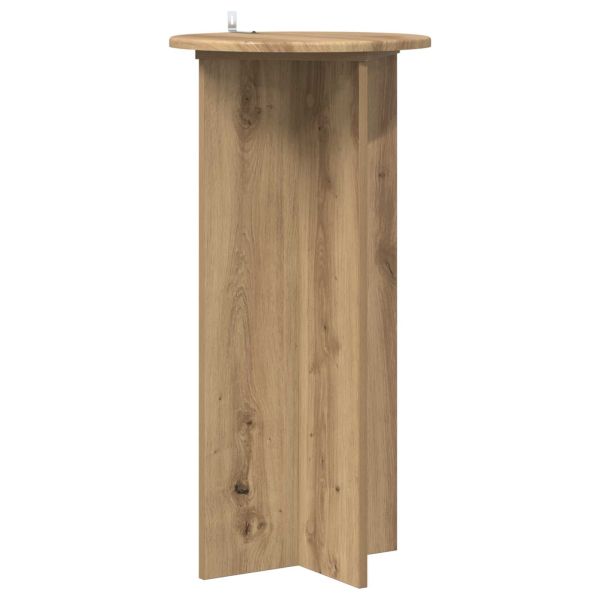 Стойка за растения 2 pcs Дъб артизан 40 x 40 x 80 cm