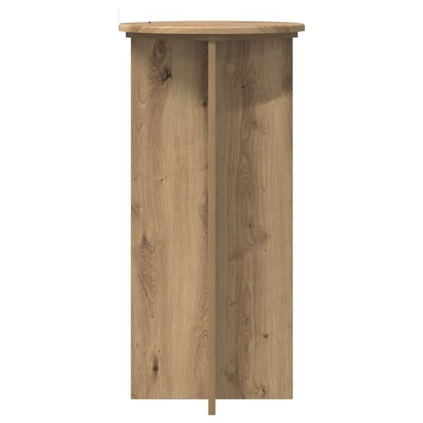 Стойка за растения 2 pcs Дъб артизан 40 x 40 x 80 cm