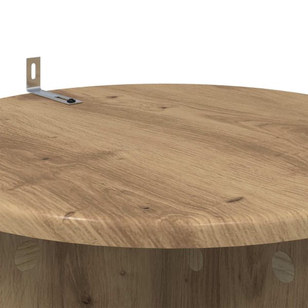 Стойка за растения 2 pcs Дъб артизан 40 x 40 x 80 cm