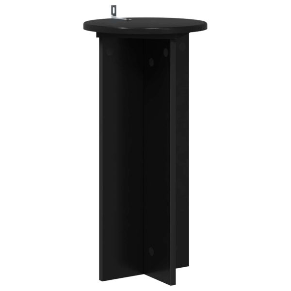 Стойка за растения 2 pcs Черно 29,5 x 29,5 x 60 см